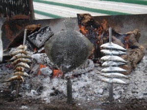 Fresh Fish-grilled over an open fire
